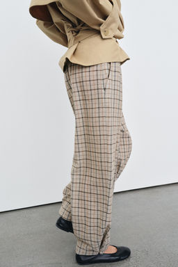 CHECK TROUSERS ZW COLLECTION - Zara фото 12