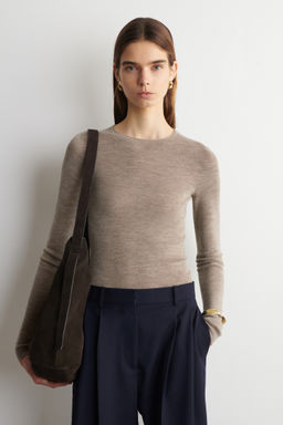 CAMISETA MANGA LARGA SIN COSTURAS LANA MERINO - H&m фото 3