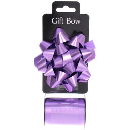 Цена за 2 шт. Набор для декорирования "Романс" бант d=10 см, лента 1,6 см (10м), Фиолетовый