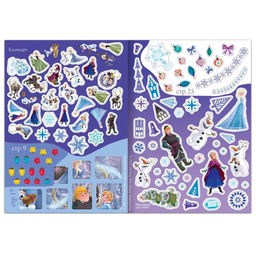 Книга с наклейками Адвент-календарь. Новый год близко!, А4, 28 стр., Холодное сердце - Disney фото 6