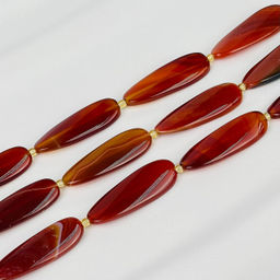 Бусины для украшений из Сердолика 40 см