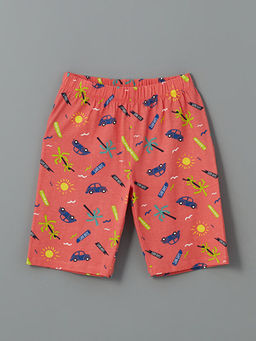 Beli Lastikli Bask?l? Erkek ?ocuk Pijama Alt