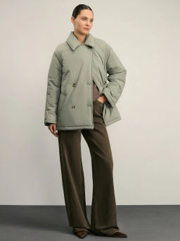 Куртка стеганая с поясом / Zarina  фото 2