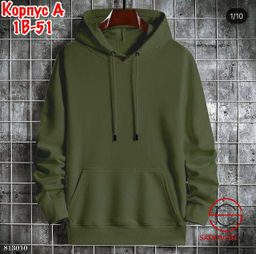 Толстовка из двунитки с капюшоном - Bruno фото 5