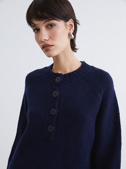 Bisiklet Yaka Kad?n Triko Kazak