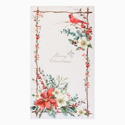 Полотенце Этель Пуансетия 40х73 см, 100% хлопок, саржа 190 г/м2  фото 2