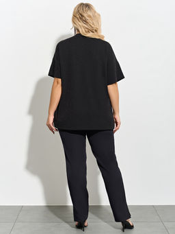 Футболка 0087-26 черный кристалл