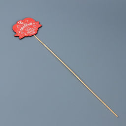 Цена за 5 шт. Топпер С любовью для тебя, 7,9 х 6 см - Simaland фото 2