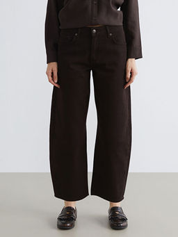 Barrel Fit Kad?n Jean Pantolon