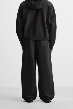 WASHED PLEATED JOGGER TROUSERS - Zara фото 3