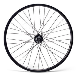 Колесо велосипедное 26" переднее, алюминий, диск 6-болт, с гайками