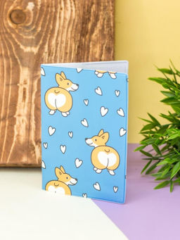 ОБЛОЖКА ДЛЯ ПАСПОРТА "Сorgi love", плотность 600 мкм