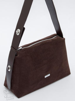 Сумка женская кожаная 8017SMS coffee Velina Fabbiano-Safenta