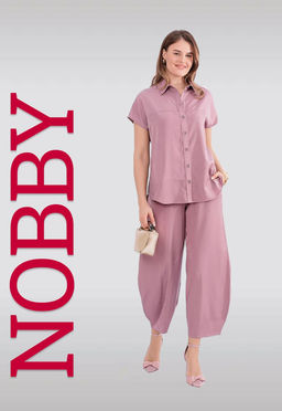 NOBBY, Женские брюки 707-104/3 (пыльная роза)  фото 7