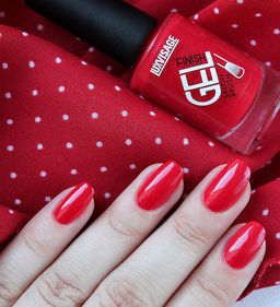 LuxVisage Лак для ногтей GEL finish тон 7 красный 9мл