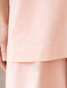 Футболка оверсайз с принтом из премиального 100% хлопка - Vilatte фото 4