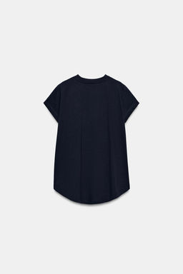 CAMISETA ASIM?TRICA ALGOD?N / Marino - Zara фото 6