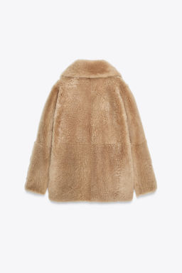 ZW COLLECTION NATURAL SHEEPSKIN COAT
