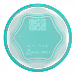 Контейнер для продуктов 0,9л, д11,6см, h13,7см, завинчивающаяся крышка, цвета микс, полипропилен, подходит для СВЧ (Россия) - Домашняя мода фото 4