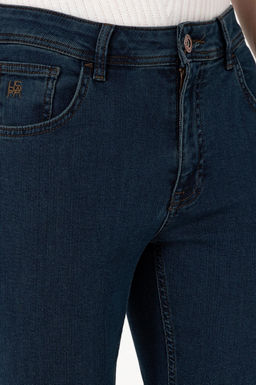 Erkek Koyu Mavi Jean Pantolon