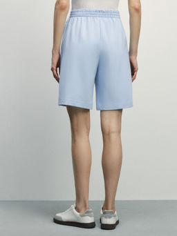 Трикотажные шорты с эластичным поясом / Zarina  фото 4