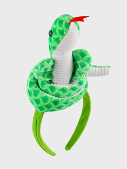 Ободок для волос Змея, зелёный