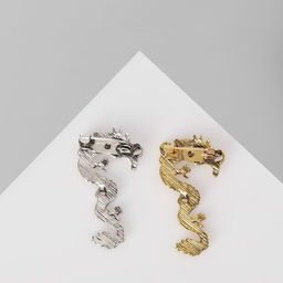 Цена за 12 шт. Брошь Дракон извилистый (неделимая фасовка 12 шт., цена за шт.), цвет МИКС - Queen fair фото 3