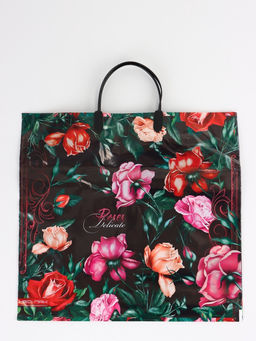 Цена за 5 шт. Пакет «Нежные розы», полиэтиленовый, пластиковая ручка, 37×35 см, 90 мкм