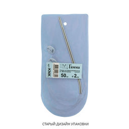 Спицы GAMMA раздельные на леске KNK алюминий d 2.0 мм 50 см 2 шт с фиксатором фото 3