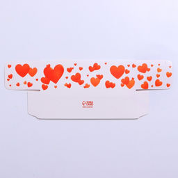 Цена за 5 шт. Коробка для макарун кондитерская, упаковка, « Love you», 18×5.5×5.5 см
