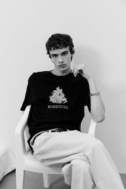 Camiseta estampada de estilo vintage Loose Fit - H&m фото 3