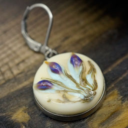 Серьги из муранского стекла MELODY FLOWERS LS2928