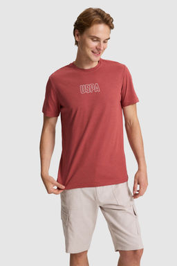 Erkek Vi_ne Regular Fit Bisiklet Yaka Ti__rt