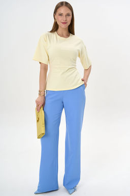 Футболка с завязками Николь (жёлтый) - Эльза фото 13