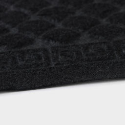 Коврик придверный Доляна «Спираль», полукруглый, влаговпитывающий, без окантовки, 38×58 см, цвет МИКС