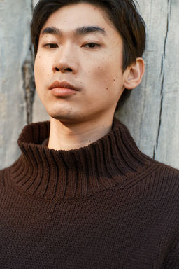 Jersey con cuello perkins Regular Fit - H&m фото 4