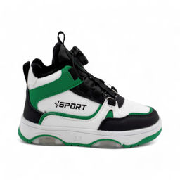 LED-Ботинки В7775-7 бело зеленые - BONCY фото 2