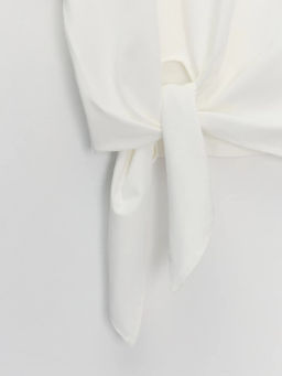 Футболка из хлопка с узлом ZR2605023409-2 / Zarina