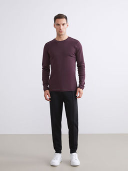 Bisiklet Yaka Basic Uzun Kollu Erkek Ti??rt