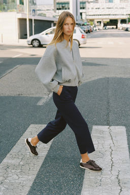 TROUSERS WITH VENT ON THE HEM - Zara фото 10