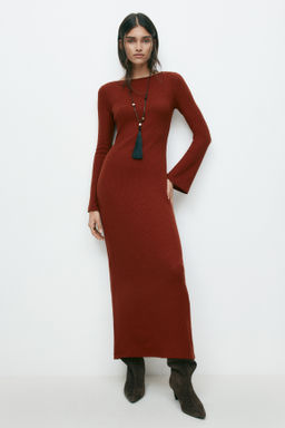 Maxivestido en punto texturizado - H&m фото 4