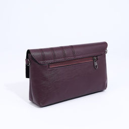 Сумка-клатч на магните, длинный ремень, цвет фиолетовый - Simaland фото 2