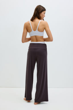 Pantal?n de yoga con cintura plegable - H&m фото 6