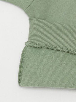 Bisiklet Yaka Uzun Kollu Bask?l? Erkek Bebek Sweatshirt - Waikiki фото 3