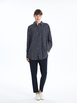 Desenli Oversize Kad?n G?mlek Tunik