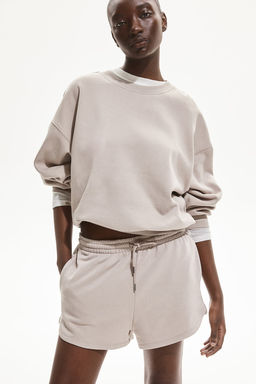 Pantalon corto en sudadera
