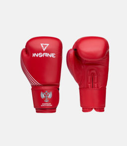 Перчатки боксерские INSANE RBF IN25-BG700, красный, 12 oz
