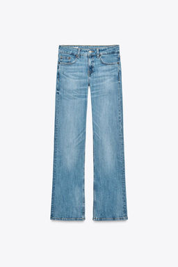 TRF LOW-RISE BOOTCUT JEANS - Zara фото 6