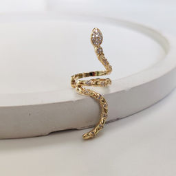 Серьга - кафф Змея - Vel vett фото 7