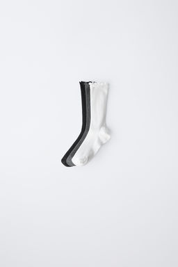 3-PACK OF TERRY MID-CALF SOCKS - Zara фото 8